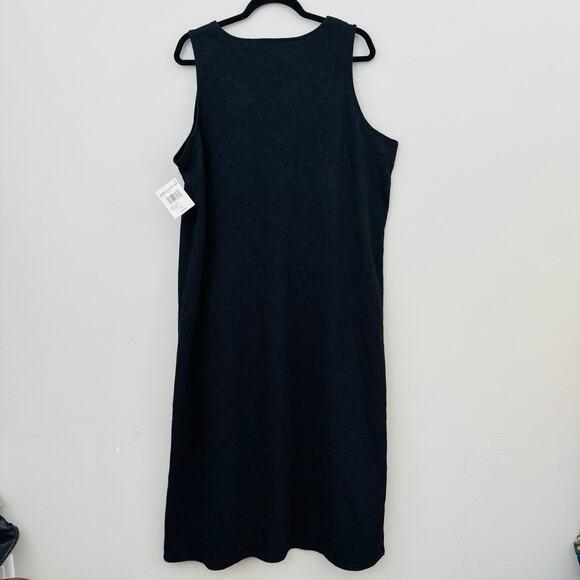 Intimate Essentials Black Sleeveless Evening Dress Women’s Size 1X - Picture 6 of 7